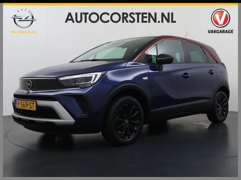 Opel Crossland 1.2 Turbo GS Line Navi 360°Camera Trekhaak AGR-Comfort Stoel Android Auto Apple Carplay Cruise Control Airco Pdc Stoel+Stuur+Voorruitverwarming Led Lmv 16" Pivacy Glas Isofix DAB 1e Eigenaar Dealeronderhouden Origineel Nederlandse Auto