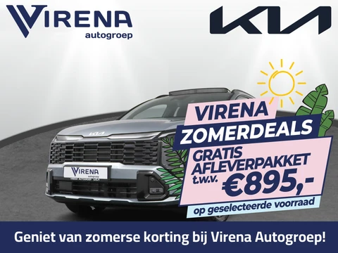 Kia Sportage 1.6 T-GDi Hybrid GT-Line - Stoel/stuur verwarming - Schuif/kanteldak - LED verlichting - Head up Display - Keyless entry/start - 18'' lichtmetalen velgen - Fabrieksgarantie tot 09-2032