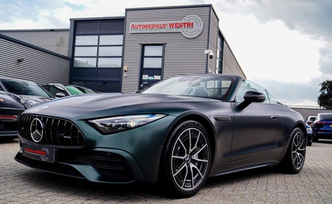 Mercedes-Benz SL-klasse Roadster AMG 43 | Burmester | Digital Light | Parktronic | Sport uitlaat | Stoelkoeling | Nekverwarming |