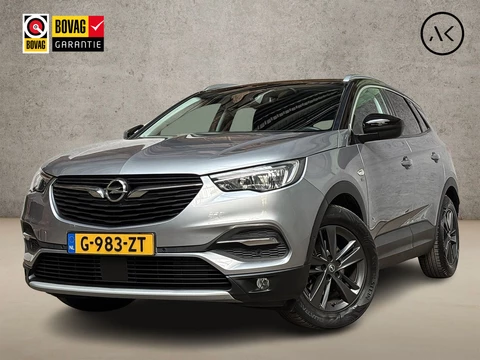 Opel Grandland X 1.2 Turbo 120 Jaar Edition Automaat (APPLE CARPLAY, GROOT NAVI, CLIMATE, LEDER, CAMERA, SPORTSTOELEN, GETINT GLAS, CRUISE, NIEUWSTAAT)