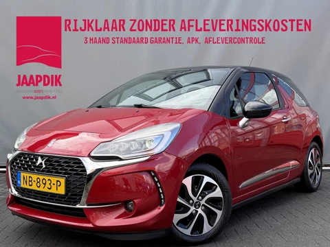 DS DS 3 BWJ 2017 1.2 82PK So Chic AUTOMAAT | FULL LED | CARPLAY + ANDROID | NAVI | CLIMA | CRUISE | LMV | PDC
