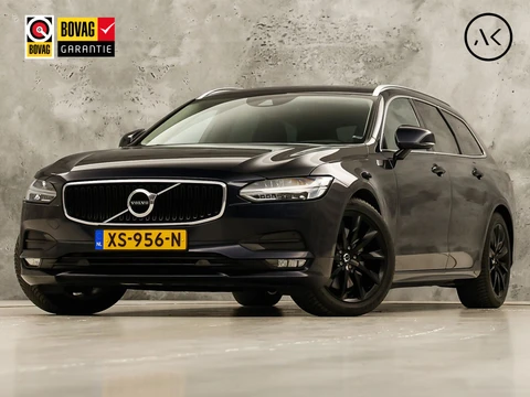 Volvo V90 2.0 T4 Momentum Sport 190Pk Automaat (APPLE CARPLAY, GROOT NAVI, LEDER, GETINT GLAS, STOELVERWARMING ACHTER, MEMORY SEATS, ELEK ACHTERKLEP, NIEUWE APK, NIEUWSTAAT)