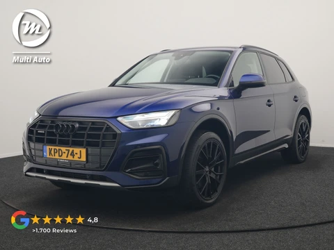 Audi Q5 50 TFSI e quattro Advanced edition PHEV 300pk Dealer O.H | Adaptive Cruise | Camera | BLIS | Apple Carplay | Alcantara Sportstoelen Verwarmd | Sfeerverlichting | Navigatie | Virtual | DAB | Plug In Hybrid |