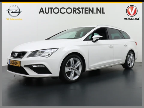 SEAT Leon ST 1.5T 131pk FR Trekhaak Navi via Apple Carplay Android Stoelverwarming Lmv 17" Dual-ECC Privacy Glass DAB Cruise Control Winterpack Sportstoelen Licht+Regensensor Isofix Keurige auto! 1.400KG Trekgewicht Origineel Nederlandse Auto Super nette auto!
