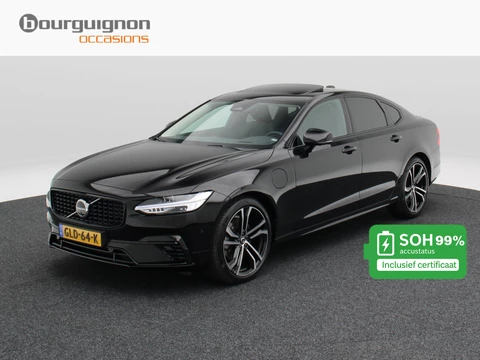 Volvo S90 2.0 T8 456 Pk Recharge AWD Ultra Dark | Stoel/Stuurverwarming | B&W audio | Head Up | 360º camera | Adaptive Cruise| Open Dak | Leer | 20 Inch | 22.288 Km !!