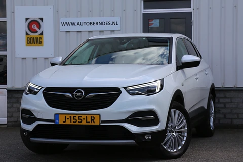 Opel Grandland X 1.2 Turbo Innovation*Recent Distr. riem vervangen!*Perfect Onderh.*Apple Carplay-Android/Navi/Dodehoek/Cruise-Control/Half Leder/Elek. Klep/Parkeersens./18 inch LM*