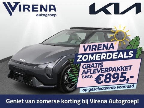 Kia EV4 GT-PlusLine 81.4 kWh - Head-up Display - Elektrisch verstelbare stoelen - Kantel/schuifdak - Adaptive Cruisecontrol - Fabrieksgarantie tot 09-2032