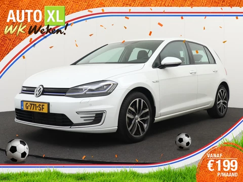 Volkswagen e-Golf E-DITION 92%SOH Warmtepomp Digi.Dashboard Leder Camera Carplay 