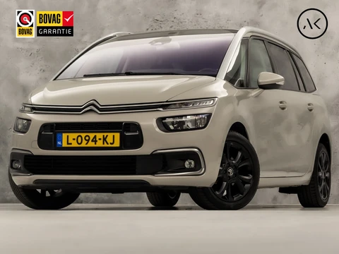 Citroën Grand C4 Spacetourer 1.2 PureTech Deluxe 7 Persoons (APPLE CARPLAY, GROOT NAVI, CAMERA, GETINT GLAS, SPORTSTOELEN, MASSAGE, PARKEER ASSISTENT, CRUISE, NIEUWSTAAT)