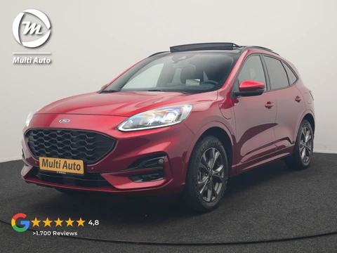Ford Kuga 2.5 ST-Line X PHEV 225pk Dealer O.H | Panodak | Trekhaak Af Fabriek | Adaptive Cruise | 360 Camera | Bang & Olufsen | Head Up | Alcantara Sportstoelen & Stuur Verwarmd Keyless | Blis | Pilot Assist | Apple Carplay | Navigatie |
