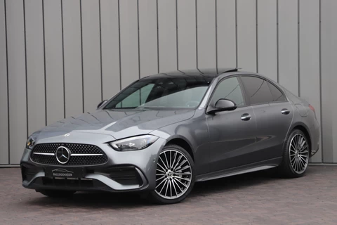 Mercedes-Benz C-Klasse 300e AMG | 313PK | Head-up | Keyless | Burmester | Distronic+ | Sfeerverl. | Stoelkoeling | Stuurwielverw. | Memory | 2025.