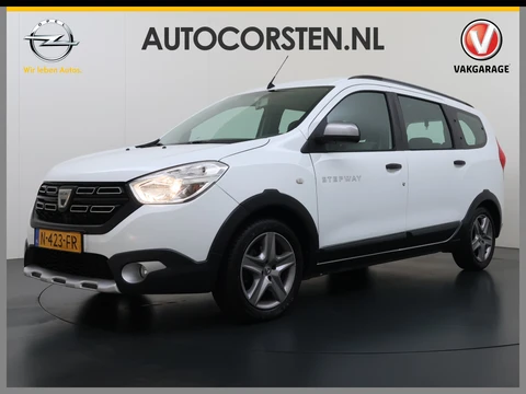 Dacia Lodgy 1.3TCe 131PK 7-Persoons Navi Camera Airco Pdc Cruise Control Apple Carplay/Android Auto Stepway Isofix DAB Bluetooth 1e Eigenaar Origineel Nederlandse Auto