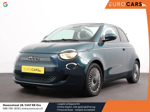 Fiat 500e Berline 42 kWh Automaat Climate control Cruise control Achteruitrijcamera Led Navigatie Apple Carplay/ Android Auto Lichtmetalen velgen Stoelverwarming