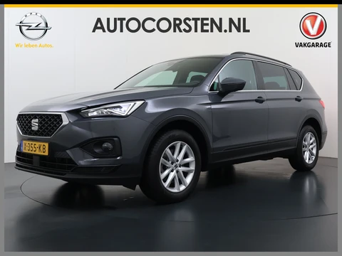 SEAT Tarraco 1.5TSI 7-Persoons Adap.Cruise Camera Navi 3-Zone Ecc Virtual Cockpit Apple Carplay Android Auto Style Business Intense Bluetooth Lmv Isofix Full-Led DAB 3e Zitrij Draadloze telefoonlader Rijstrooksensor 1e Eigenaar Origineel Nederlandse Auto