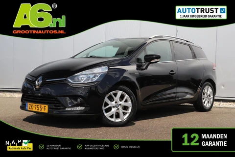 Renault Clio Estate 0.9 TCe Limited Navigatie Bluetooth Airco Cruise Control Donkere Ramen