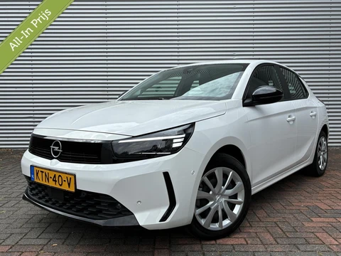 OPEL CORSA 1.2 TURBO CARPLAY LED CRUISE 360 CAMERA PDC 2025 NIEUW MODEL EERSTE EIGENAAR 9339 KM GEREDEN PERFECTE STAAT VOL OPTIES INCL 2 JAAR GARANTIE AF FABRIEK