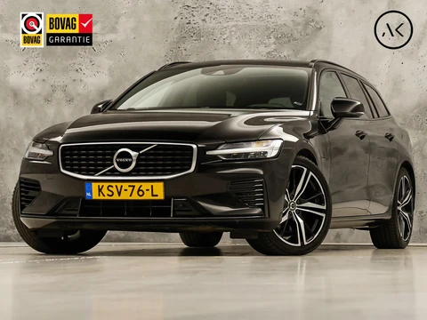 Volvo V60 2.0 T6 Twin Engine AWD R-Design 340Pk Automaat (PANORAMADAK, APPLE CARPLAY, HARMAN/KARDON, CAMERA, STOELVERWARMING, MEMORY SEATS, GETINT GLAS, NIEUWE APK, NIEUWSTAAT)