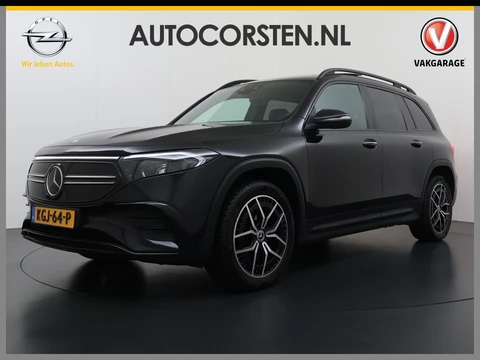 Mercedes-Benz EQB 250 AMG Line 7-Persoons Leder Panoramadak SOH 95% Adap.Cruise Navi Camera Stoelverwarming Pdc Night-pakket Elek.Achterklep Lmv 19" Privacy Glas Led DAB