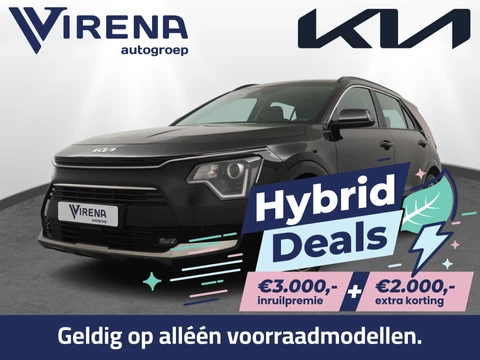 Kia Niro 1.6 GDi Hybrid DynamicLine - €5.000,- voordeel - Adaptieve cruise control - Navigatie - Keyless entry - Apple Carplay/Android Auto - Achteruitrijcamera - Parkeersensoren voor en achter - Fabrieksgarantie t/m 2033