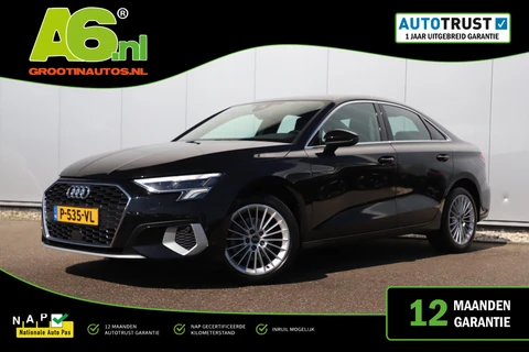 Audi A3 Limousine 35 TFSI Advanced edition 150PK Automaat Lederen RS Zetels Sportstoelen Navigatie Clima Adaptive Cruise LED Carplay