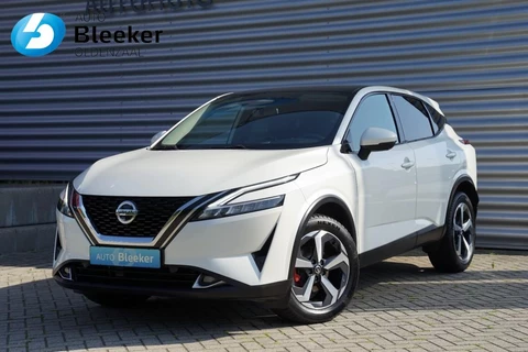 Nissan QASHQAI 1.3 MHEV N-Connecta Black Edition Airco HUD Stoel Verwarmd Cruise Navi Leer