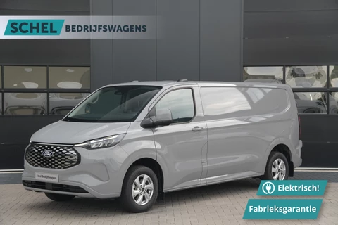 Ford E-Transit Custom 320 L2H1 Limited 71 kWh 218pk - Elek Trekhaak - LED - Carplay - Stoelverwarming - Keyless - Cruise - Rijklaar