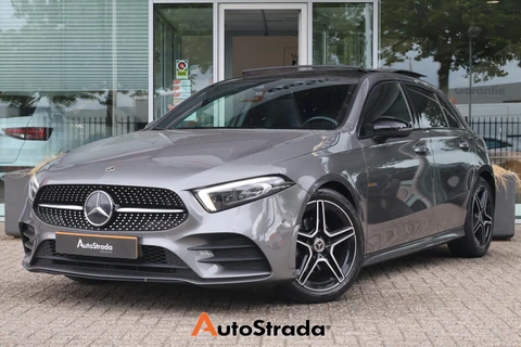Mercedes A-Klasse A 180 AMG-Line | Memory | Sfeer | Camera | Pano | Multibeam | Keyless | Cruise | Climate 