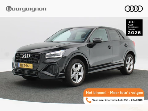 Audi Q2 35 TFSi 150 Pk S-Line Automaat | Full LED | Navigatie | Zwart Optiek | 17 Inch | Sportstoelen | Camera | 22.501 Km!!