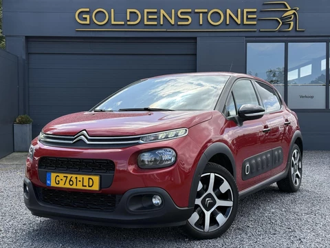 Citroen C3 1.2 PureTech S&S Shine D-riem vv in 2023,2e Eigenaar,Camera,Navi,Clima,Cruise,APK tot 01-2027