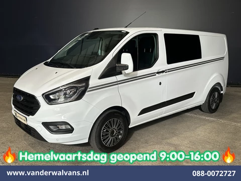 Ford Transit Custom 2.0 TDCI 130pk L2H1 Dubbele Cabine Euro6 Airco | 6-Zits | Camera | Apple Carplay | Xenon | Cruisecontrol Android Auto, 2800kg Trekhaak, Parkeersensoren, Verwarmde voorruit, Stoelverwarming, Achterklep