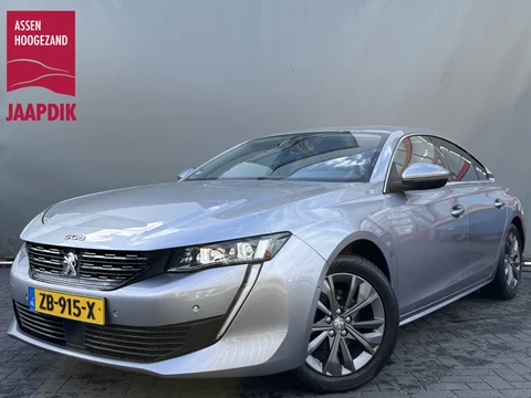 Peugeot 508 BWJ 2019 1.6 181 PK Blue Lease Allure AUTOMAAT | TREKHAAK | HALF LEDER | FULL LED | ADAPTIVE CRUISE | KEYLESS | LANE ASSIST | 360 CAMERA | CARPLAY + ANDROID | NAVI | CLIMA | CRUISE | LMV | PDC