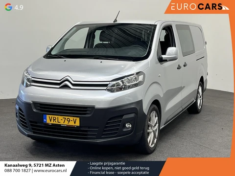 Citroen Jumpy 2.0 BlueHDI 120 XL Club Dubbele Cabine Apple CarPlay Navigatie Cruise Control Parkeersensoren Airco