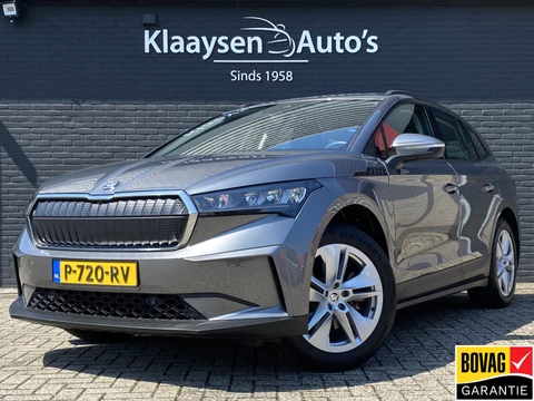 Škoda Enyaq iV 60 180 pk | 1e eigenaar | dealer onderhouden | navigatie | trekhaak | stoel-stuurverwarming | SOH accu 91%