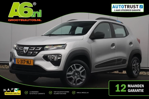 Dacia Spring Business 27 kWh Automaat Leder Navigatie Camera Airco Cruise Limiter 14 inch LMV Elektrische Ramen