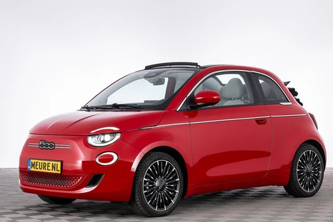 Fiat 500e CABRIO 42kWh La Prima | SOH: 97,65% | 'ROSSO PASSIONE'
