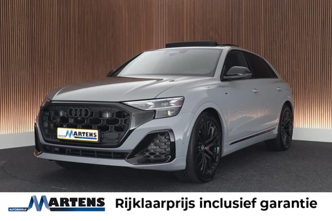 Audi Q8 60 TFSI e 490pk quattro Pro Line S Competition Trekhaak 360Camera HUD B&O Leder ACC Laser LED Keyless Navigatie Luchtvering Panoramadak