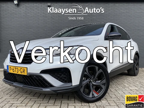 Renault Arkana 1.6 E-Tech Hybrid 145 pk R.S. Line | 1e eigenaar | panoramadak | elektr. trekhaak | leder interieur | parelmoer wit