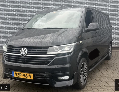 Volkswagen Transporter 2.0 TDI L2H1 28 Bulli Black Edition Virtual, Adaptieve Cruise, Camera, Carlay, LED, Stoelverwarming, Leder, 150pk, Automaat, Uniek!