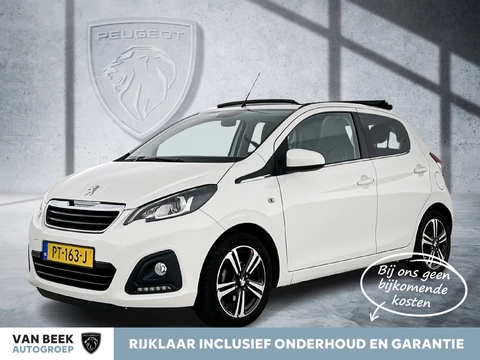Peugeot 108 72 pk Active TOP! Cabrio | Rijklaar | Lederen bekleding | Airco | Elektrische vouwdak |