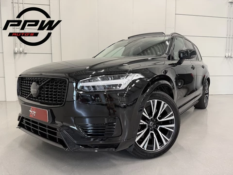 Volvo XC90 T8 Recharge AWD R-Design PANO/LUCHTVERING/TREKHAAK/H&K/MEMORY/ZWART LEER/GOOGLE/CARPLAY/ACC/PILOT-ASSIST/20"/PRIVACY/VOLLEDIG VOLVO DEALER HISTORIE