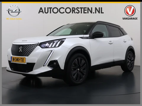 Peugeot e-2008 EV GT Pack SOH 90% Panoramadak Adap.Cruise 360°Camera Stoelverwarming Apple Carplay Android Auto 50kWh Navi Ecc Lmv Led Lane Assist Voorruitverwarming 1e Eigenaar Dealeronderhouden Origineel Nederlandse Auto