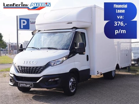 Iveco Daily 35C14 140 pk Automaat Bakwagen 30M3 Airco, Camera Luchtvering, Dakspoiler, Dubbel Lucht LxBxH 530x227x240 cm, 3-Zits