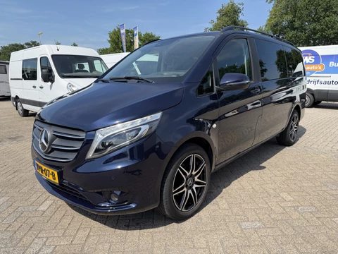 Mercedes-Benz Vito 114 CDI automaat L2H1 DC 5 persoons / euro 6 / bpm vrij / vaste prijs rijklaar € 28.950 ex btw / lease vanaf € 473 / leer / camera / cruise en climate control / navigatie / trekhaak !