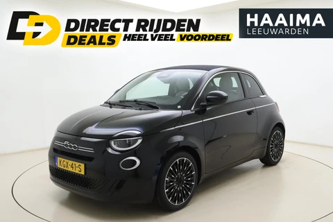Fiat 500 1.0 Hybrid La Prima | DEMO| Cabrio | Cruise control | Climate control | Lichtmetalen velgen | 8 Jaar speciale garantie