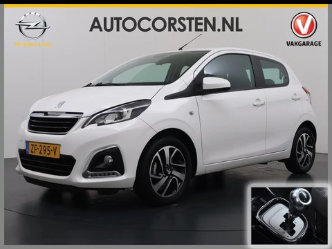 Peugeot 108 1.0 e-VTi 5Drs Automaat Navi* Apple Carplay Android Auto Airco Bluetooth Allure Led Lmv Isofix Centrale vergrendeling Afstandsbediend Origineel Nederlandse Auto