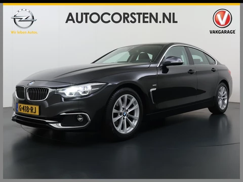 BMW 4 Serie Gran Coupé 420i Automaat Luxury High Executive Leder Navi-Pro Ecc Cruise Control Elek.Stoelen+Memory+Verwarmd Pdc Lmv Lane Assist USB Elek.Achterklep Led Regen-Lichtsensor