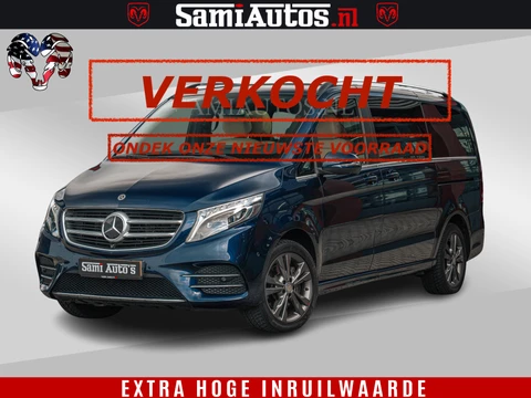 Mercedes-Benz V-Klasse AMG VIP PURE LUXE 6 PERSOONS | 4-MATIC | LANG | PANO DAK | EXCLUSIVE | ADAPTIVE CRUISE | ALCANTARA HEMEL | BURMESTER | 6 X STOELEN VERWARMD EN GEKOELD | ROYALE (CLASS) BEEN RUIMTE |
