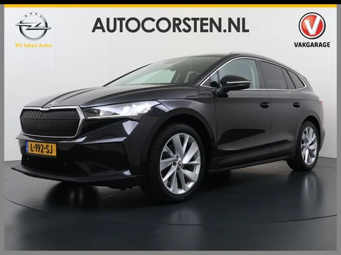 Škoda Enyaq iV 180PK SOH 91% 3-Zone Ecc Camera Navi Ecc Stoel+Stuurverwarming Android Auto Apple Carplay 60 P-Assist Cruise Control Privacy Glas Lmv 20" Isofix Lane Assist Keyless advanced 1e Eigenaar Origineel Nederlandse Auto
