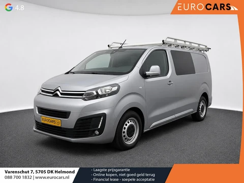 Citroen Jumpy 2.0 BlueHDI 120 XL Driver DC Imperiaal Trekhaak Navigatie Apple CarPlay Android Auto Camera Parkeerhulp Cruise Control Verwarmbare bestuurdersstoel Climate Control