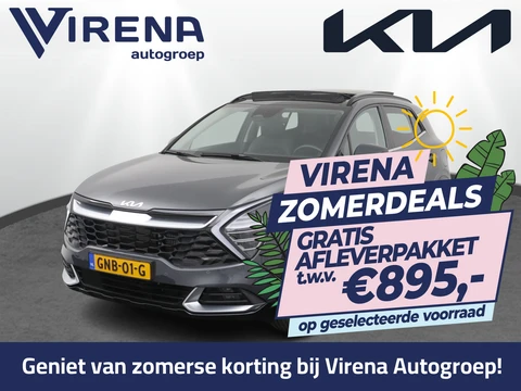 Kia Sportage 1.6 T-GDi Hybrid DynamicPlusLine - Kantel/Schuifdak - Stoel en stuur verwarming - Parkeersensoren - Navigatie- Fabrieksgarantie tot 10-2031 